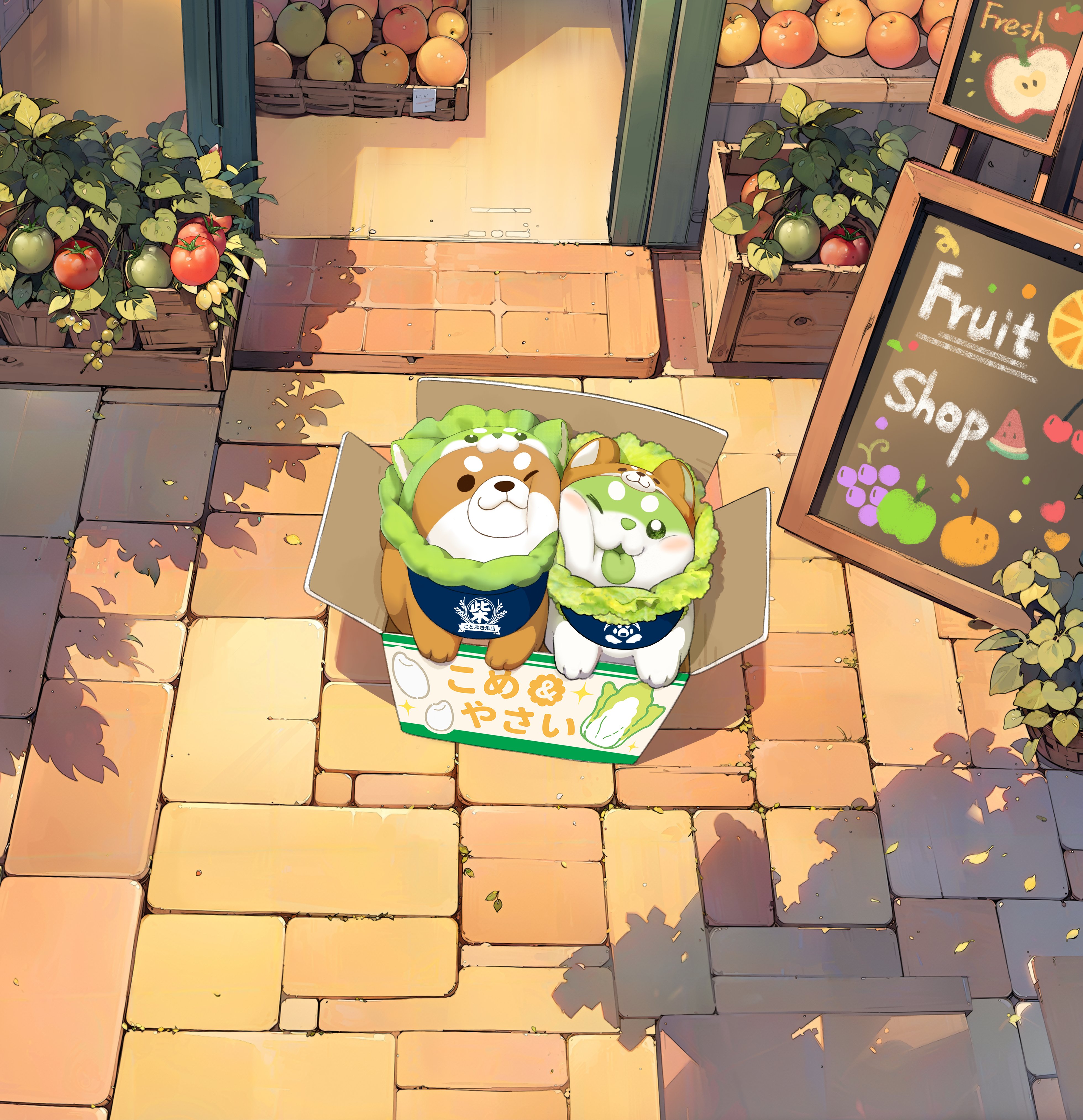 忠犬もちしば」と「おやさい妖精さん」のコラボが決定しました！｜お