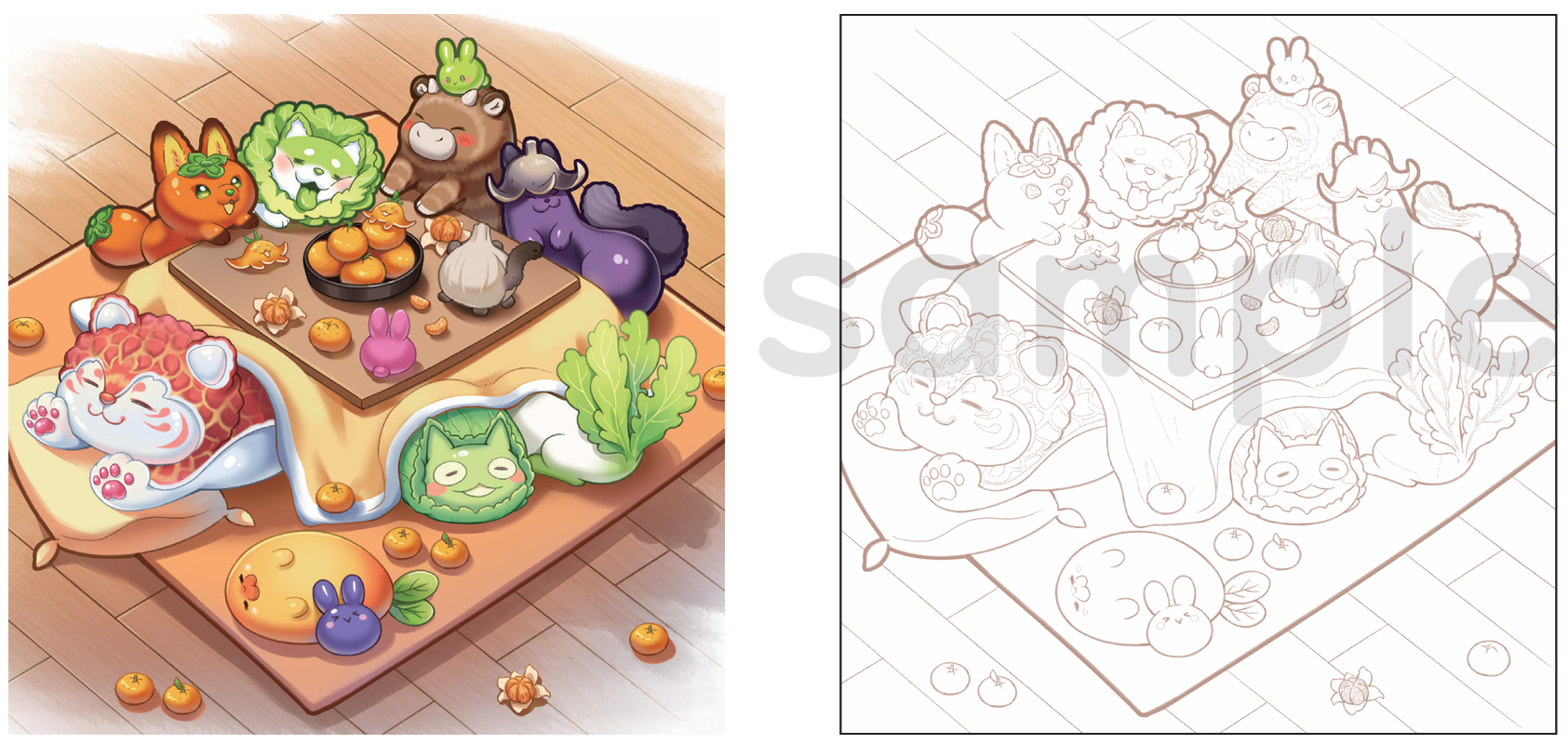 おやさい妖精さん」の初めての塗り絵が発売決定！！｜おやさい妖精さん